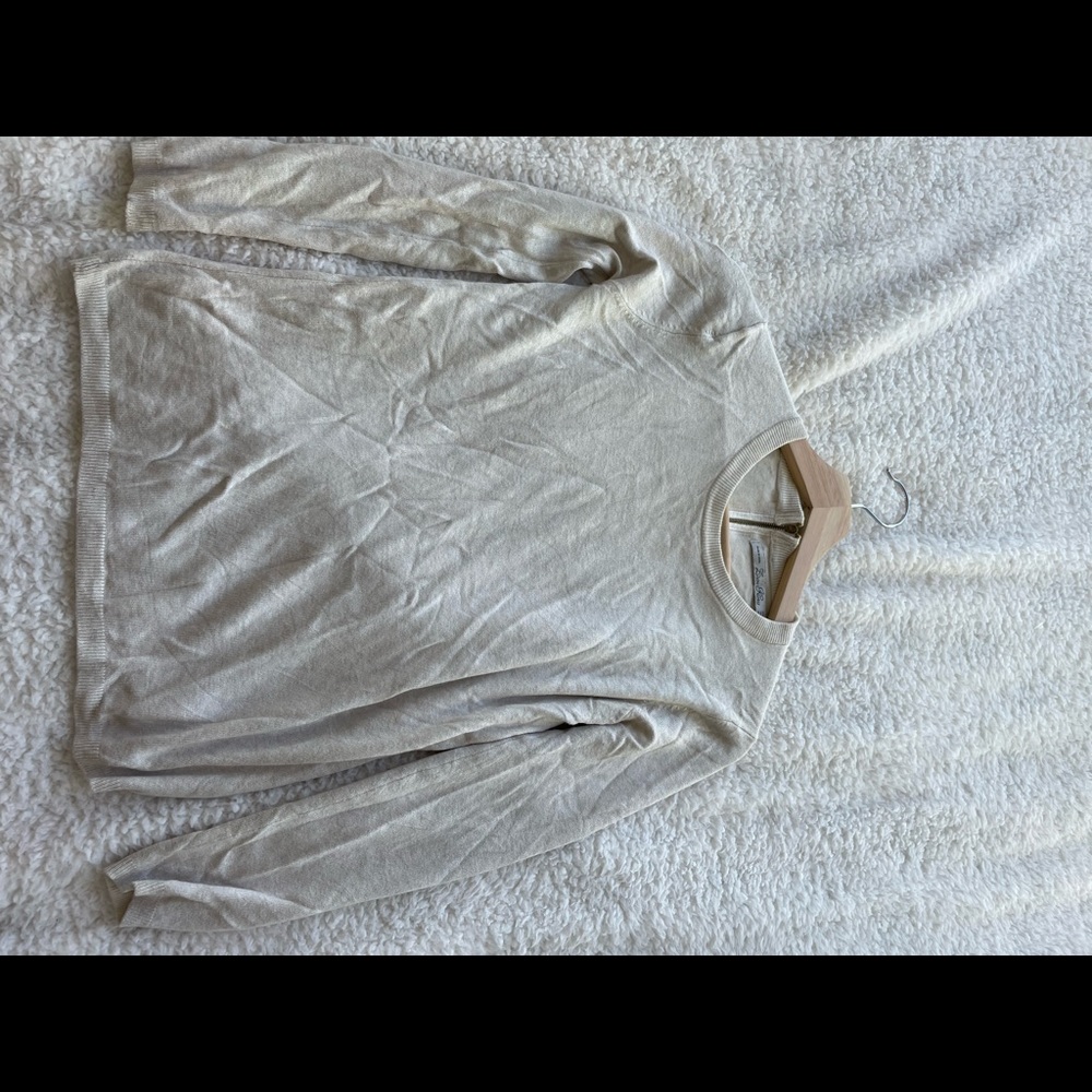 Zara beige color knit top in size M